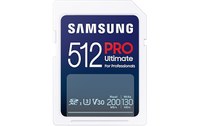 Carte SDXC Samsung PRO Ultimate 512 Go avec adaptateur USB, UHS-I, V30