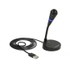 DeLOCK 65868 microphone Noir Microphone de PC