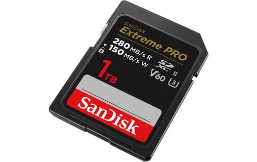 Carte SDXC SanDisk Extreme Pro 1 To, UHS-II, V60