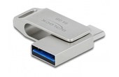 Clé USB-C et USB-A Delock 54075 64 Go - Argent - USB 3.2