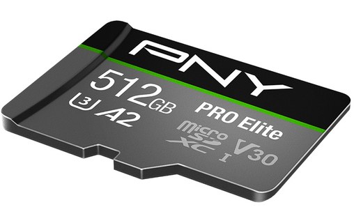 Carte microSDXC PNY Pro Elite 512 Go, V30