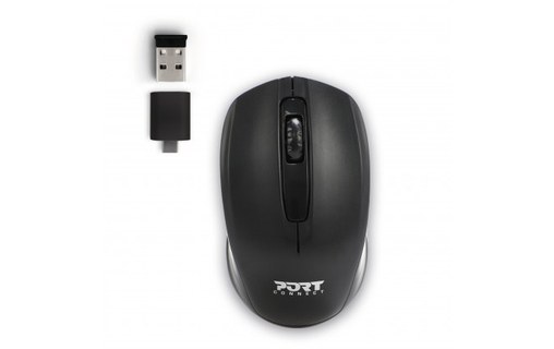 Souris sans fil PORT Designs 900508 - Noire