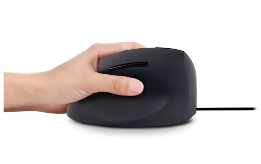 Souris Urban Factory ERGO Next - Noire - Pour gaucher, Ergonomique