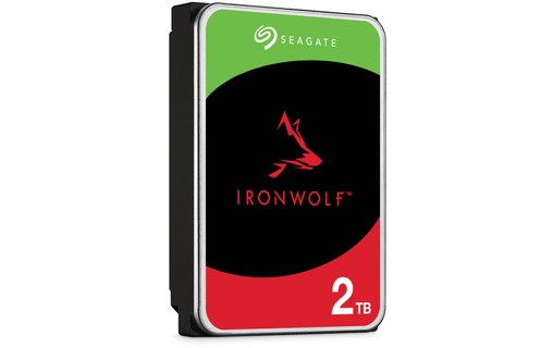 Seagate IronWolf 2 To - Disque dur 5400 tr/min pour NAS - ST2000VN003