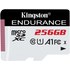 Carte microSDXC Kingston High Endurance 256 Go, UHS-I