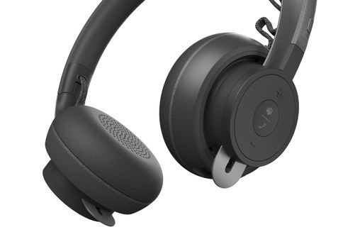 Micro-casque sans fil Logitech Zone Teams Stéréo, Graphite - Bluetooth