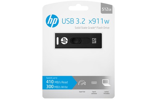 Clé USB PNY x911w 512 Go - Noir - USB 3.2