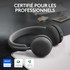 Micro-casque sans fil Logitech Zone Wireless 2 UC Stéréo, Graphite