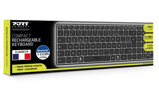 Clavier sans fil PORT Designs 911002 - Noir