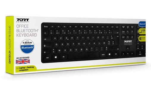Clavier sans fil PORT Designs 900903 - Noir