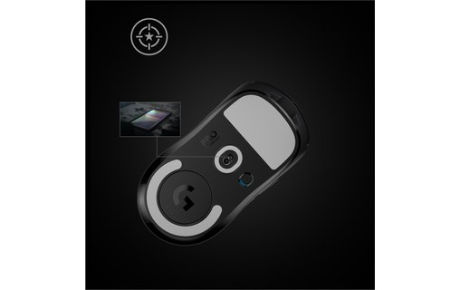 Souris Gaming sans fil Logitech Pro X Superlight - Noire