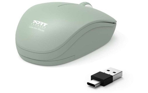 Souris sans fil PORT Designs 900543 - Verte
