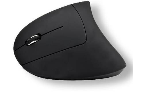 Souris MCL SS-618GW/N - Noire - Pour gaucher, Ergonomique