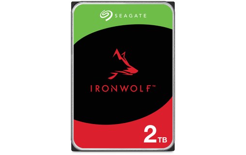 Seagate IronWolf 2 To - Disque dur 5400 tr/min pour NAS - ST2000VN003