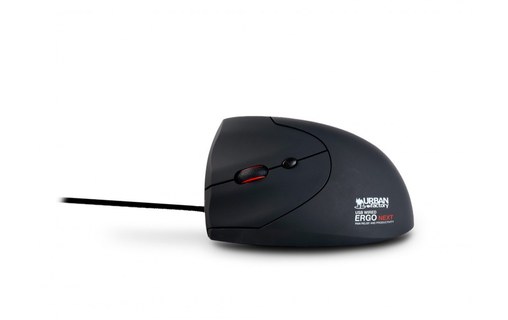 Souris Urban Factory ERGO Next - Noire - Pour gaucher, Ergonomique