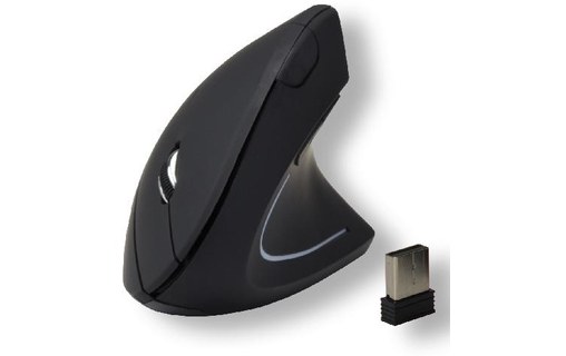 Souris MCL SS-618DW/N - Noire - Ergonomique