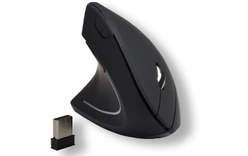 Souris MCL SS-618GW/N - Noire - Pour gaucher, Ergonomique