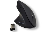 Souris MCL SS-618GW/N - Noire - Pour gaucher, Ergonomique