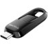 Clé USB-C SanDisk Ultra Slider 128 Go - Noir - USB 3.2