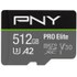Carte microSDXC PNY Pro Elite 512 Go, V30