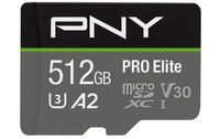 Carte microSDXC PNY Pro Elite 512 Go, V30