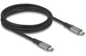 Câble Delock USB-C vers USB-C 240 W 40 Gbit/s - 2 m - Gris