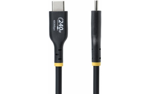 Câble StarTech USB-C vers USB-C 240 W USB 2.0 - 4 m - Noir