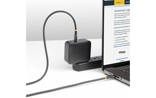 Câble StarTech USB-C vers USB-C 240 W USB 2.0 - 4 m - Noir