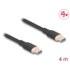 Câble Delock USB-C vers USB-C 60 W USB 2.0 - 4 m - Noir