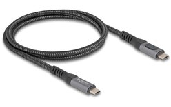 Câble Delock USB-C vers USB-C 240 W 40 Gbit/s - 1 m - Noir