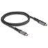 Câble Delock USB-C vers USB-C 240 W 40 Gbit/s - 1 m - Noir