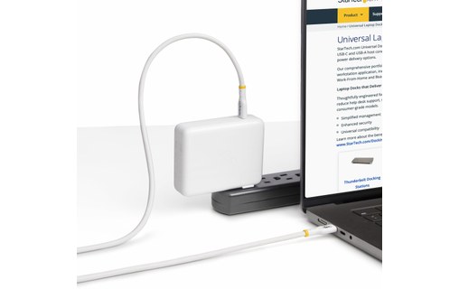 Câble StarTech USB-C vers USB-C 240 W USB 2.0 - 1 m - Blanc