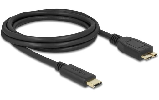 Câble Delock USB-C vers micro-USB-B 5 Gbit/s - 2 m - Noir