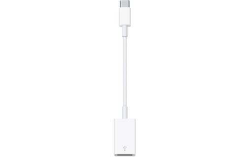 Câble Apple USB-C vers USB-A femelle - Blanc