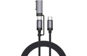 Câble 4Smarts USB-C vers MagSafe 3 100 W USB 2.0 - 2 m - Gris