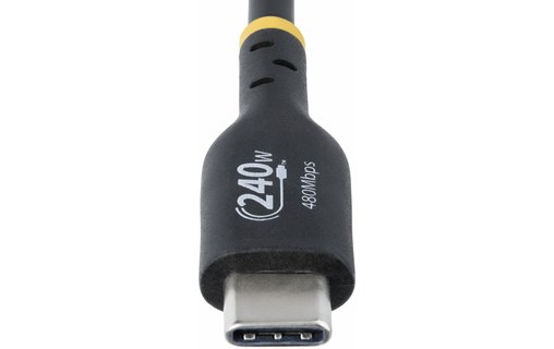 Câble StarTech USB-C vers USB-C 240 W USB 2.0 - 4 m - Noir