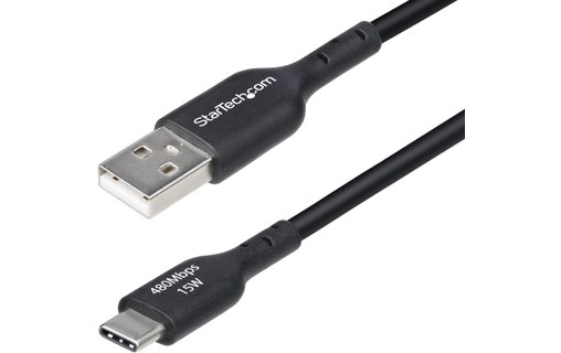 Câble USB-A vers USB-C - StarTech - 15 cm - Noir