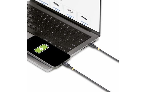 Câble StarTech USB-C vers USB-C 240 W USB 2.0 - 4 m - Noir