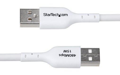 Câble StarTech USB-A vers USB-C USB 2.0 - 3 m - Blanc