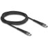 DeLOCK 81125 câble USB USB 2.0 2 m USB C Noir