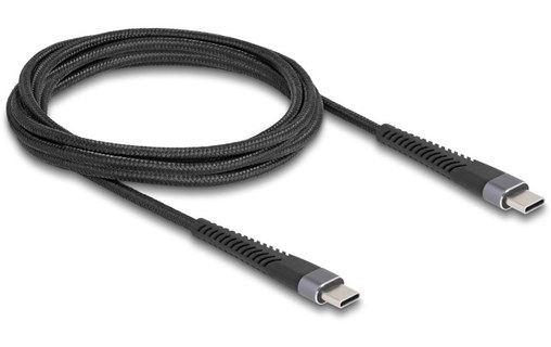 DeLOCK 81125 câble USB USB 2.0 2 m USB C Noir