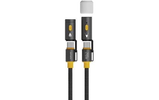 Câble 4Smarts USB-C vers USB-C USB 2.0 - 1,5 m - Noir
