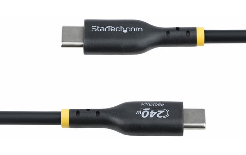 Câble StarTech USB-C vers USB-C 240 W USB 2.0 - 4 m - Noir