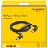 Câble Delock USB-C vers USB-C 5 Gbit/s - 2 m - Noir