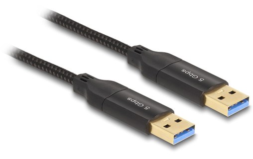 Câble Delock USB-C vers USB-C 5 Gbit/s - 2 m - Noir