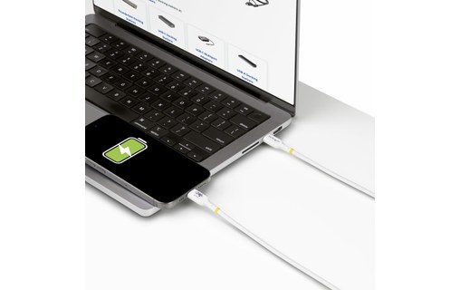 Câble StarTech USB-C vers USB-C 240 W USB 2.0 - 1 m - Blanc