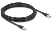 Câble Delock USB-C vers USB-C 60 W USB 2.0 - 4 m - Noir