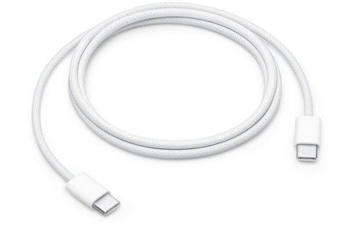 Câble Apple USB-C vers USB-C 60 W - 1 m - Blanc