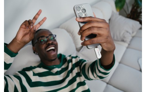 Clé USB-C Verbatim Plectra 64 Go - Blanc - USB 3.2