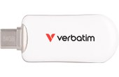 Clé USB-C Verbatim Plectra 64 Go - Blanc - USB 3.2